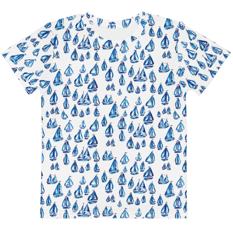 Kids crew neck t-shirt in "Regatta be Kidding me"